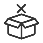 Stock Out SVG Icon